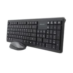 Kit Teclado Y Mouse Inalambrico USB Negro SPT6314 Philco Pro