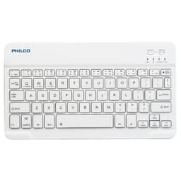 Mini Teclado Inalambrico Bluetooth Blanco B-1001 Philco