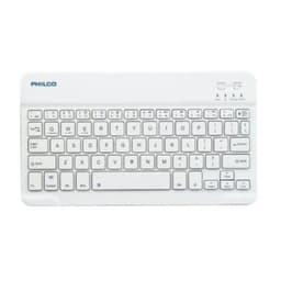 Mini Teclado Bluetooth 7" Recargable Blanco BK-701 Philco