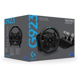 Volante Simulador PS4 PS5 PC USB Pedales Negro G923