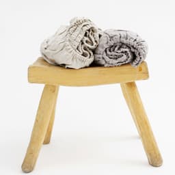 Cubre Box Spring O Fald n Lino King Gris Claro