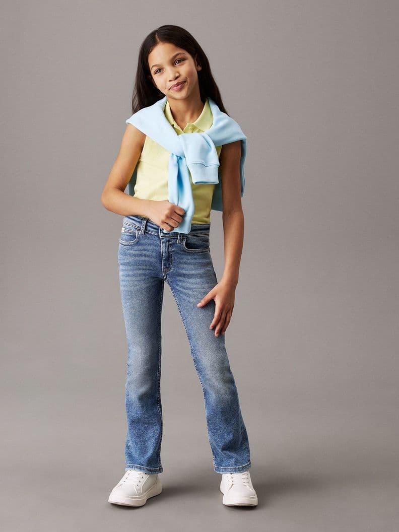Jeans Mid Rise Flared Nina Azul Calvin Klein 16