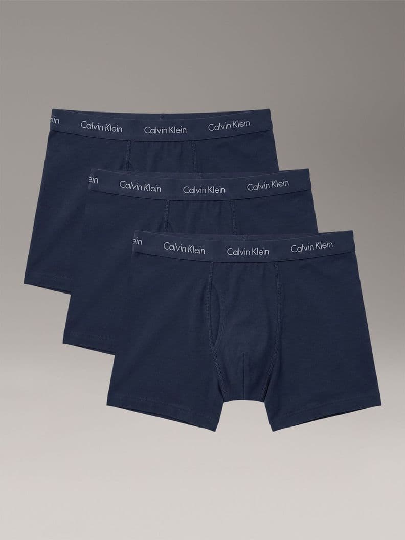 Pack de 3 Boxers Brief para Nino Azul Calvin Klein M