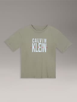 Polera Nino Bold Ckj Graphic Verde Calvin Klein 16