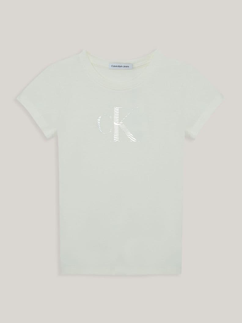 Polera Nina Iridescent Ck Slim Beige Calvin Klein 4