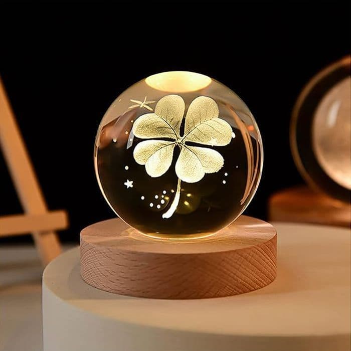 Esfera Cristal USB Trebol
