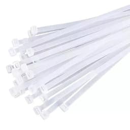 Amarra Cable Plastica 4x150mm Blanco Set 100 Unidades