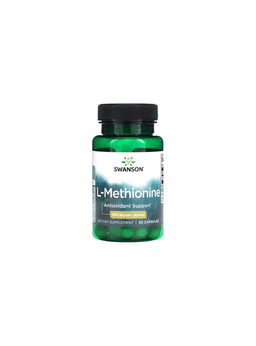 L Metionina 30 Capsulas 500 mg Swanson