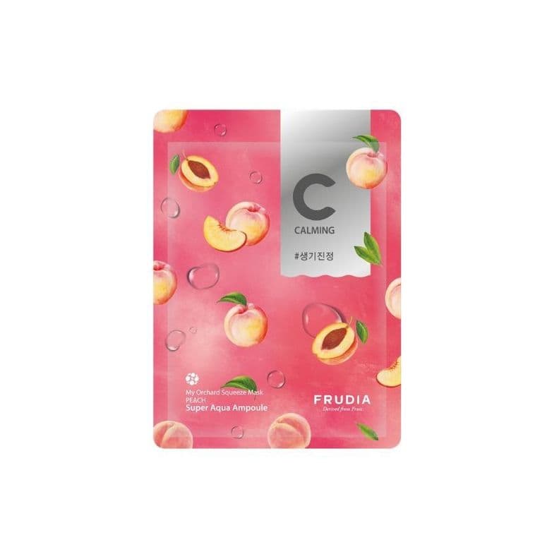 Mascarilla Facial de Durazno Calmante Frudia Blanco