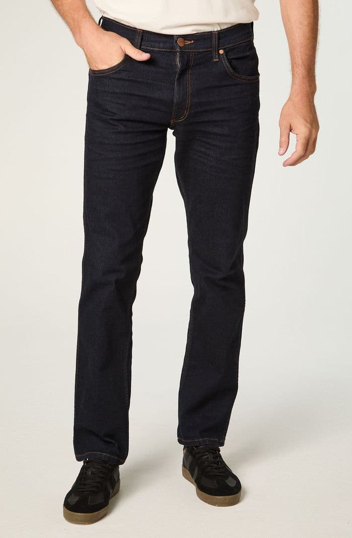 Jeans Hombre Greensboro Straight Tiro Medio Azul Oscuro 46