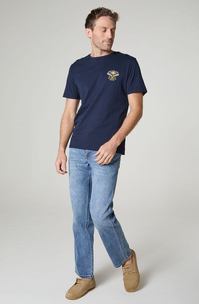 Jeans Hombre Texas Authentic Straight 100% Cotton Azul 50