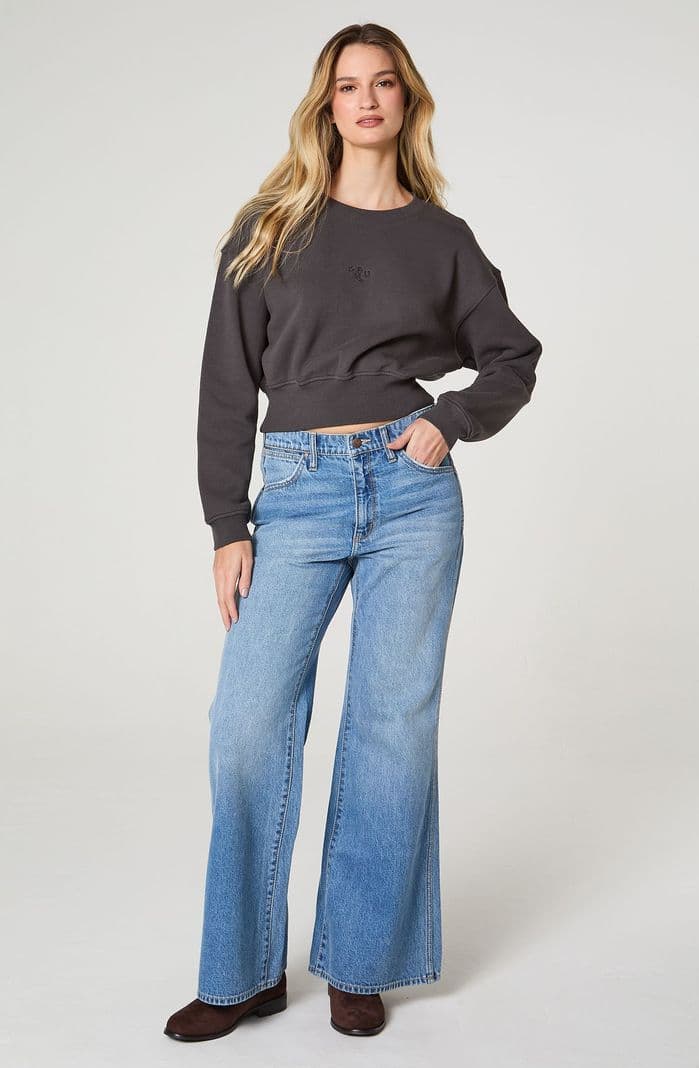 Jeans Mujer 70 Flare Flare 100% Cotton azul claro 40