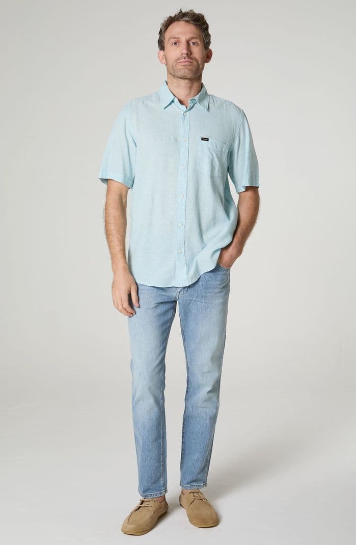Jeans Wrangler Hombre Larston Light Blue Celeste 50