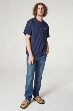 Jeans Hombre Daren Regular Straight Fit Azul 48