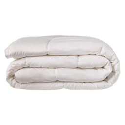 Plumon microfibra 1 plaza, tela 233 hilos 100% algodon Blanco
