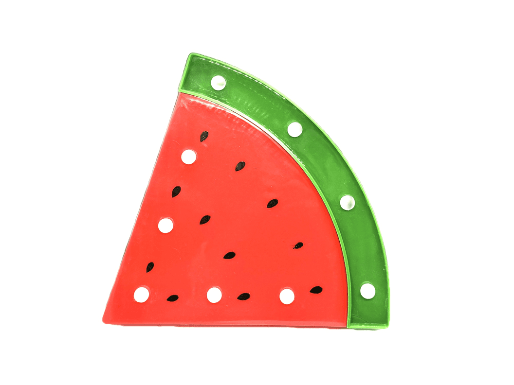 Lampara decorativa de sandia con luces LED