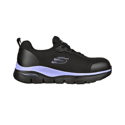 Skechers Zapatilla Mujer Seguridad Evzan Morado Negro 39