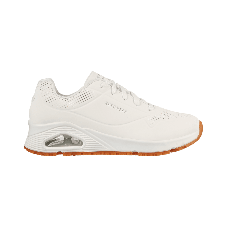 Zapatilla Ocupacional Skechers Uno White Blanco 35