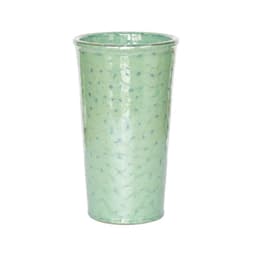 Florero Ceramico 26cm Verde Musgo