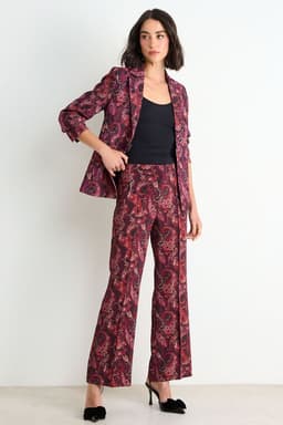 Pantalon Fantasia Recto Burdeos Ash 11107126050112 Burdeo 42