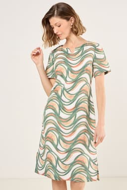 Vestido Largo Beige Ma Griffe 13102225054106 42
