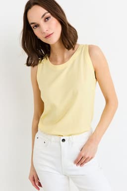Blusas Sin Manga Amarillo Ash 14007226010108 34