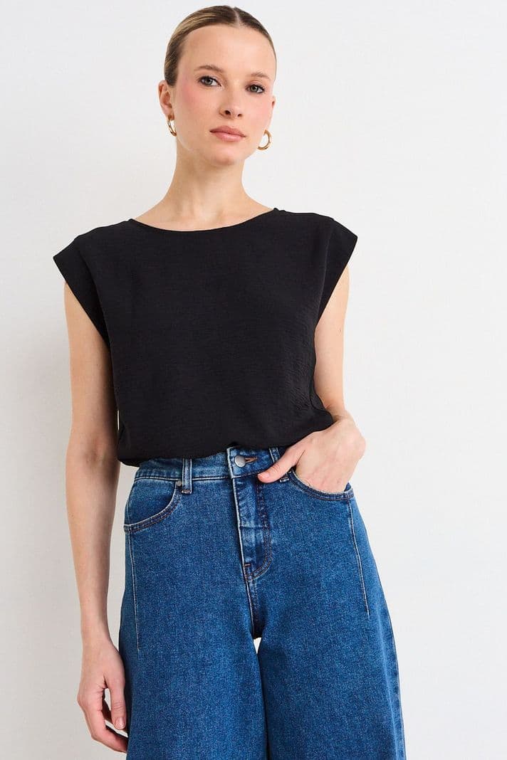Blusas Sin Manga Negro Ash 14007226005102 40