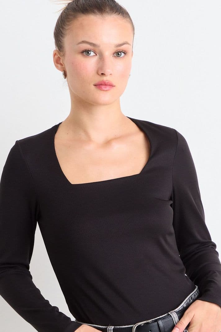 Polera Manga Larga Negro iO 14220126058102 S