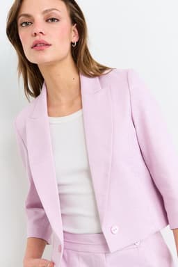 Blazer Rosa iO 16020226073123 Rosado 42