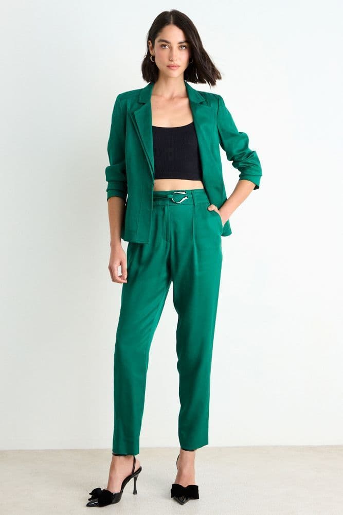 Pantalon Liso Verde Oliva Ash 11007126004107 38