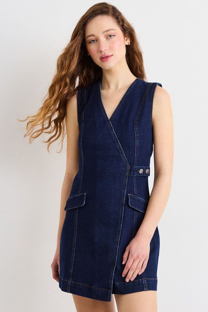 Vestido Corto Azul iO 13820226002104 36