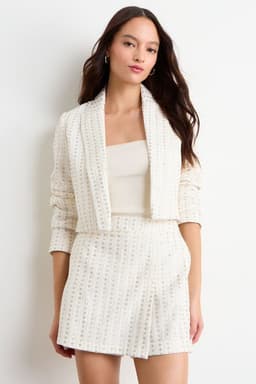 Blazer Fantasia Crudo iO 16120126001105 Blanco 38