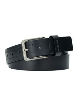 Cinturon Hombre Miura Mod. Damian 100% Cuero Natural Negro S