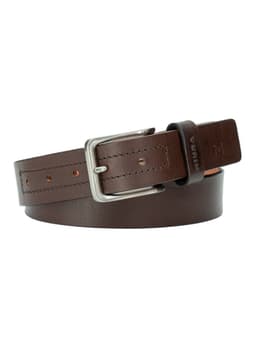 Cinturon Hombre Miura Mod. Damian 100% Cuero Natural Cafe Oscuro XXL