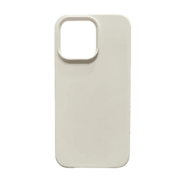 Carcasa Silicona iPhone 15 Pro Max Blanco