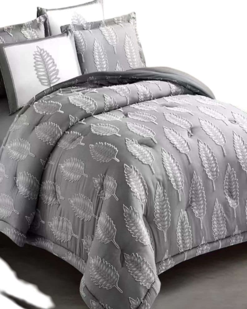 CUBRECAMA QUILT NORDICO DE VERANO DELGADO KING F4 Gris