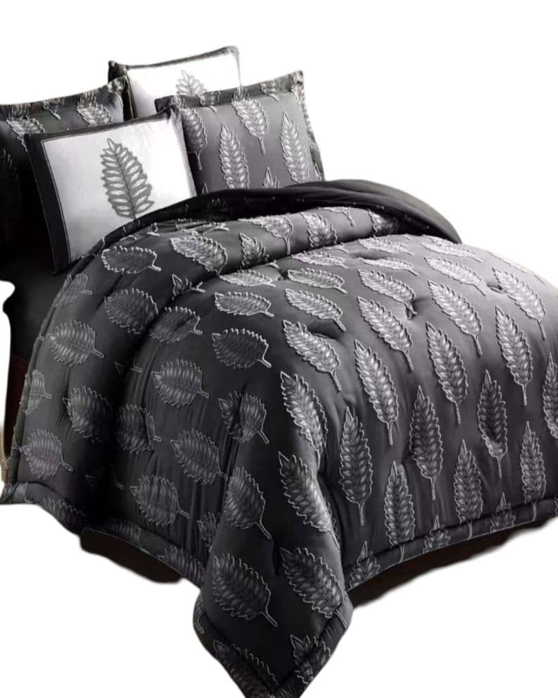CUBRECAMA QUILT NORDICO DE VERANO DELGADO PLAZA Y MEDIA D5 Gris