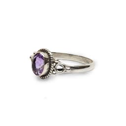 Anillo Sansa Amatista #20 Plata Fina 925