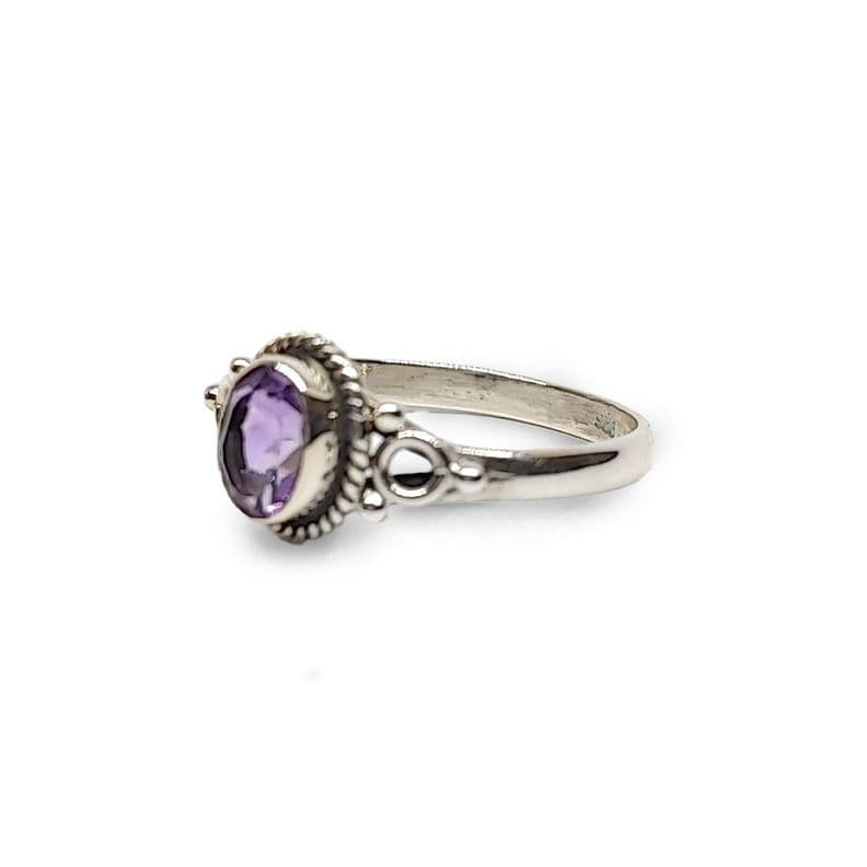 Anillo Sansa Amatista #20 Plata Fina 925