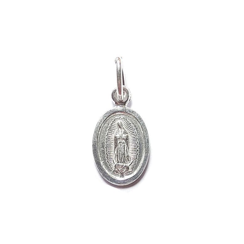 Colgante Virgen De Guadalupe Plata Fina 925