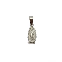 Colgante Medalla Virgen De Guadalupe Plata Fina 925