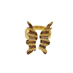 Anillo Mariposa Adaptable Enchapado Oro 18K