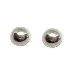 Aros Media Bola 10mm Plata Fina 925