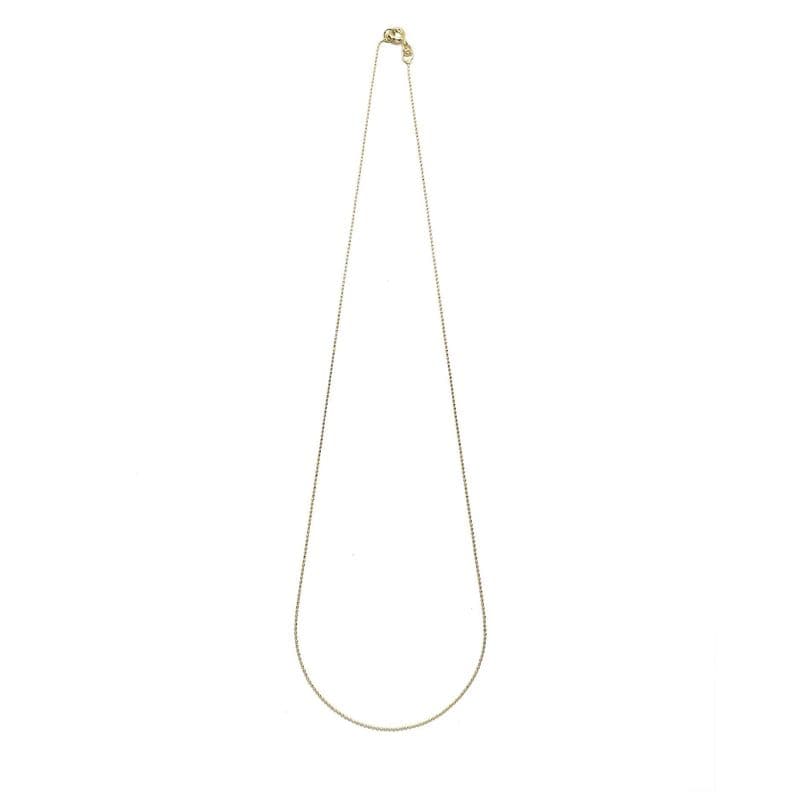 Cadena Mini Puntos 50cm Enchapada Oro 18K Dorado