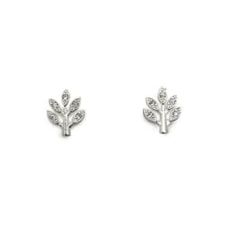Aros Rama Circon Plata Fina 925