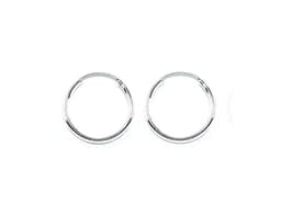 Aros Argollas 16mm Plata Fina 925