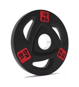 Par Discos 10 Kg Asas Olimpico Acero Pu