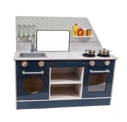Cocina y Camion Comida Madera 2 en 1 Food Track