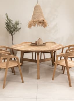 Mesa De Comedor Jarpa Redonda 160 Amoble Cafe