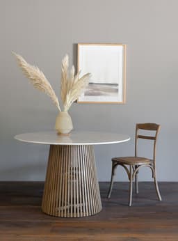 Mesa De Comedor Domingo Amoble Blanco
